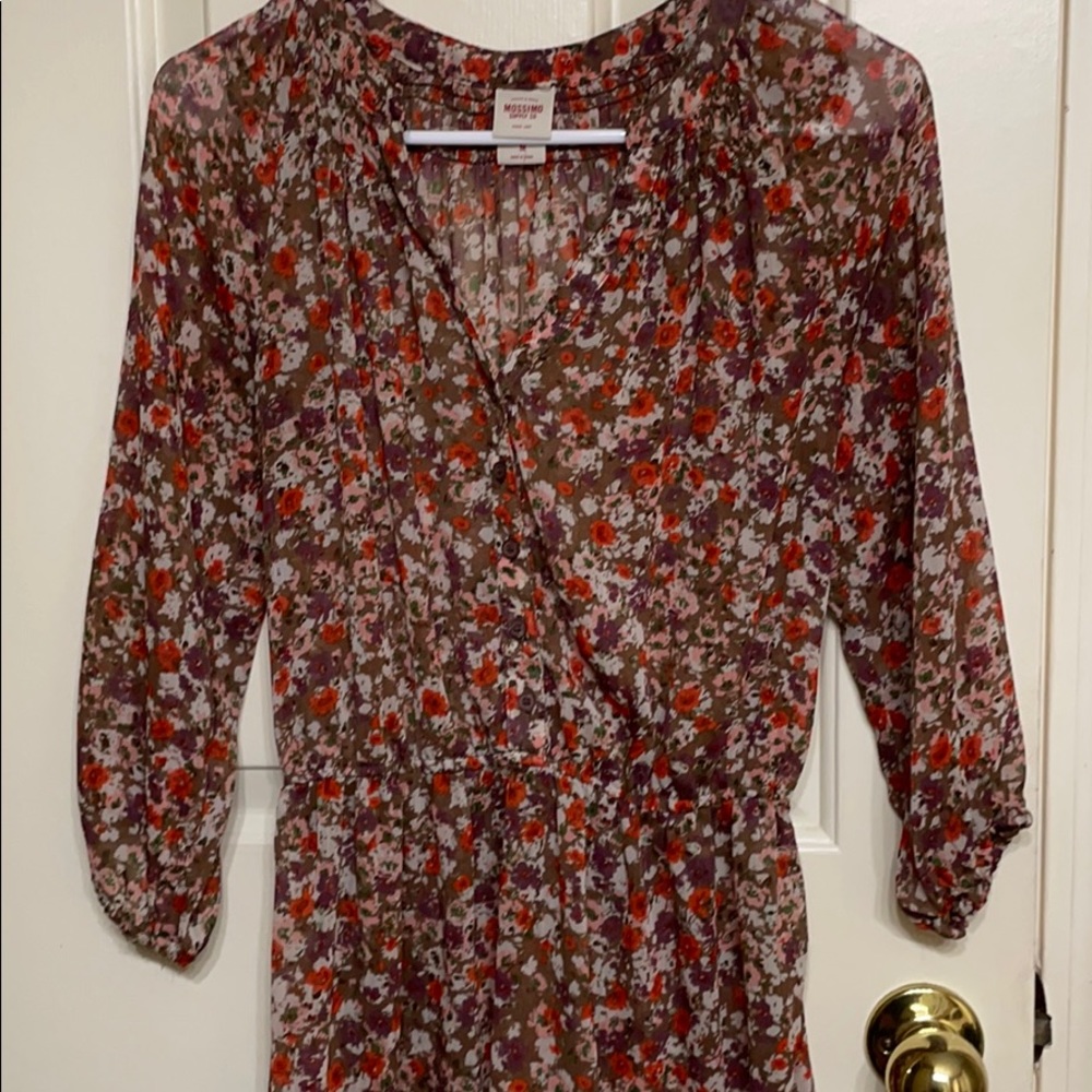 Floral flowy blouse
